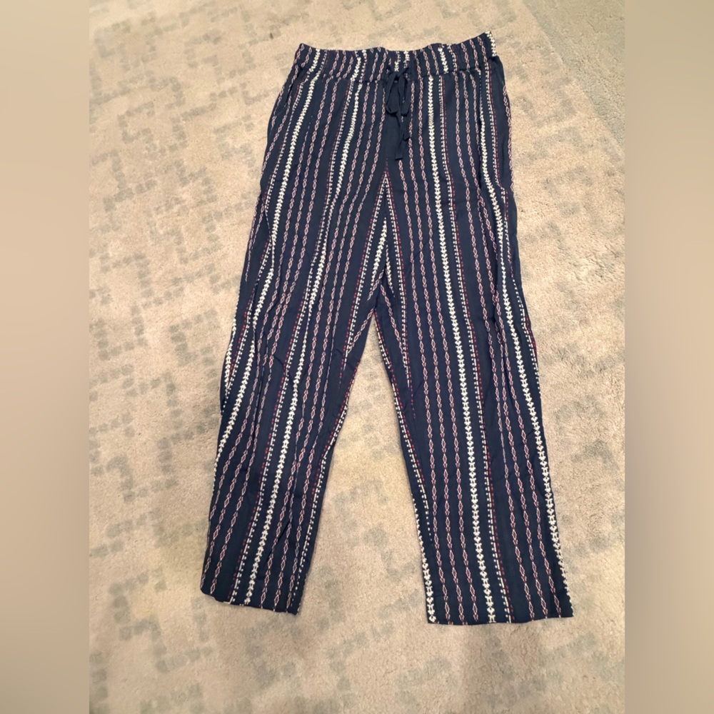Sundance Navy Pants with Red and White Accents